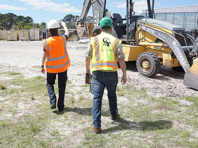 EHS safety professional consulting construction client onsite