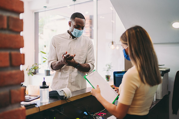 Employee Filing Covid Negative Test Results